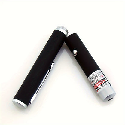 2PCS Green Laser Pointer Long Range Dot Clicker Toy Pen For Indoor Interactive Teaching, Cat Toys Pointer, Puppy Kitten Lazer Toy, Bright Clicker For Dog Cat Training Exercise