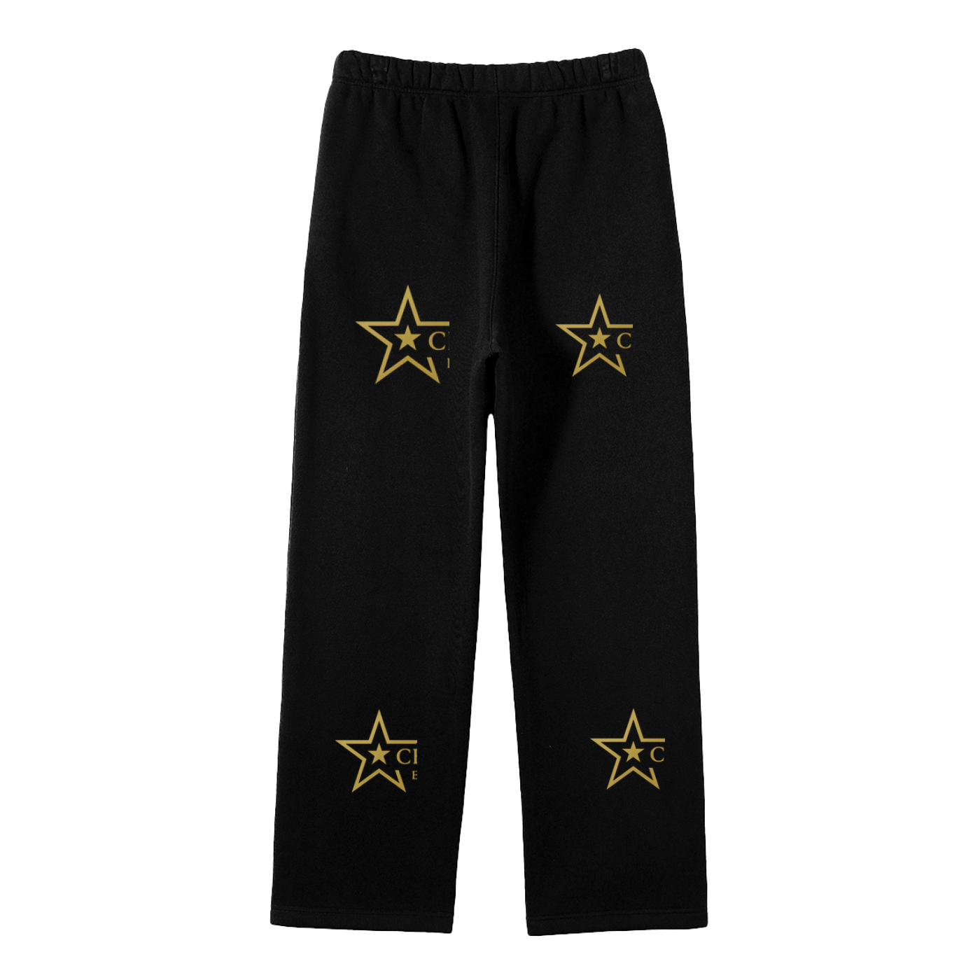 CE Unisex Solid Color Fleece Straight Leg Pants
