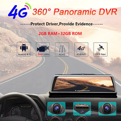 Road Detective K500 Full-Screen Streaming Dash Cam Celebrity Goods