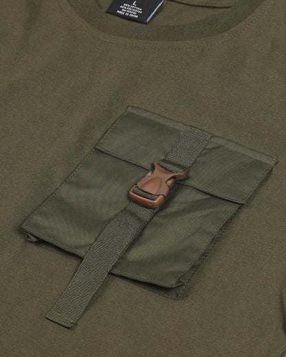 ZIMEGO Mens Chest Pocket T Shirts - Urban Hip Hop Streetwear Hipster Tshirts for Men ZIMEGO MEN